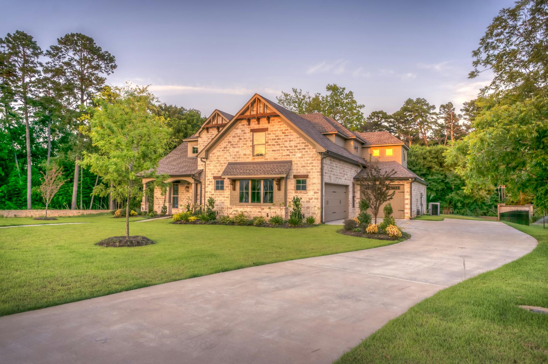 House with sparkling clean windows and power-washed walls